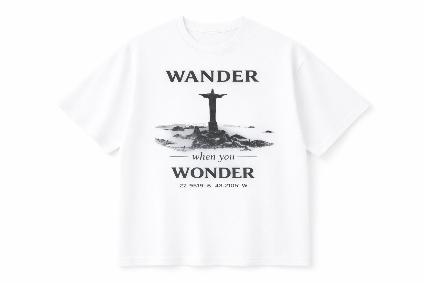 WANDER—Rio de Janeiro Coordinates Tee