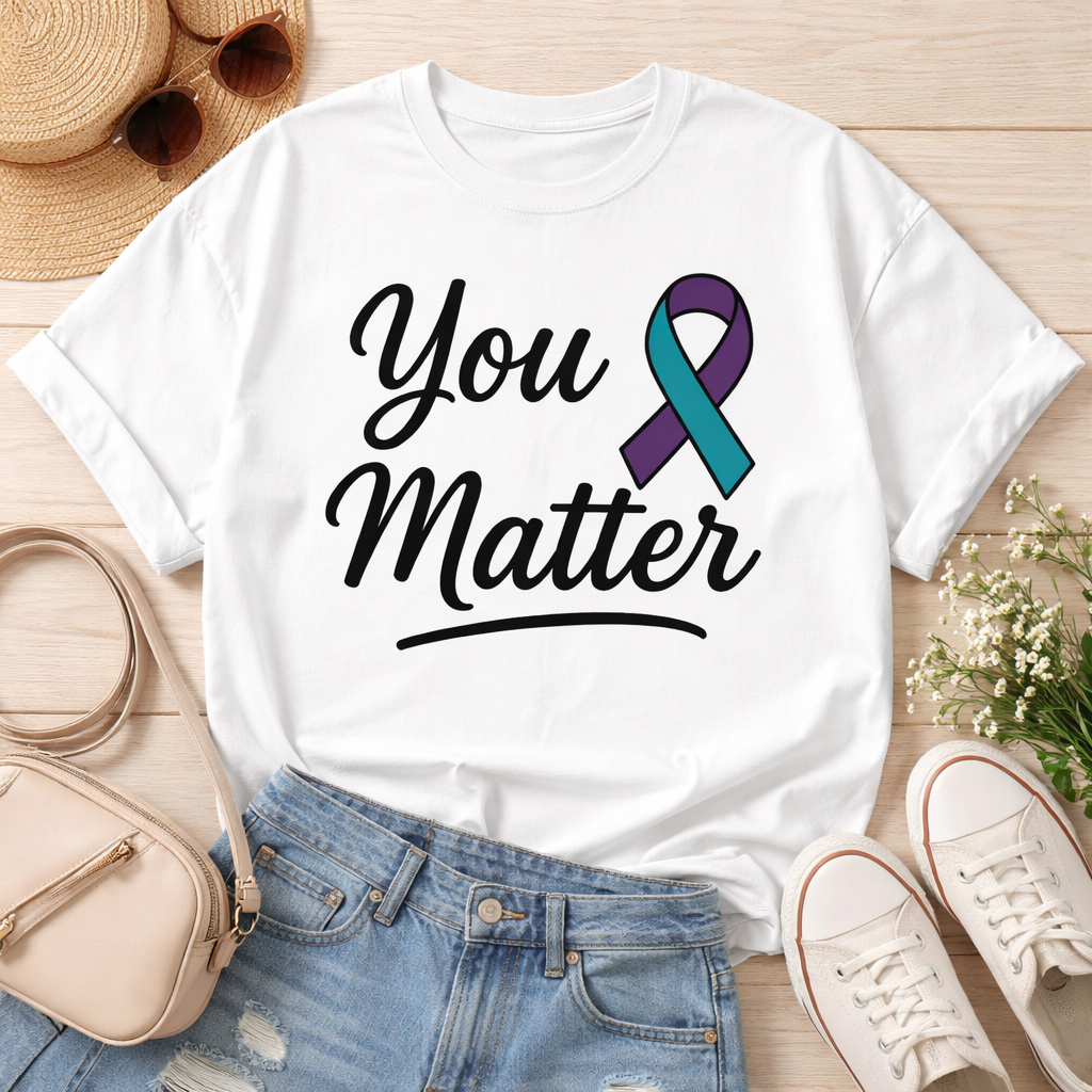 YOU MATTER Suicide Awareness Boxy Tee